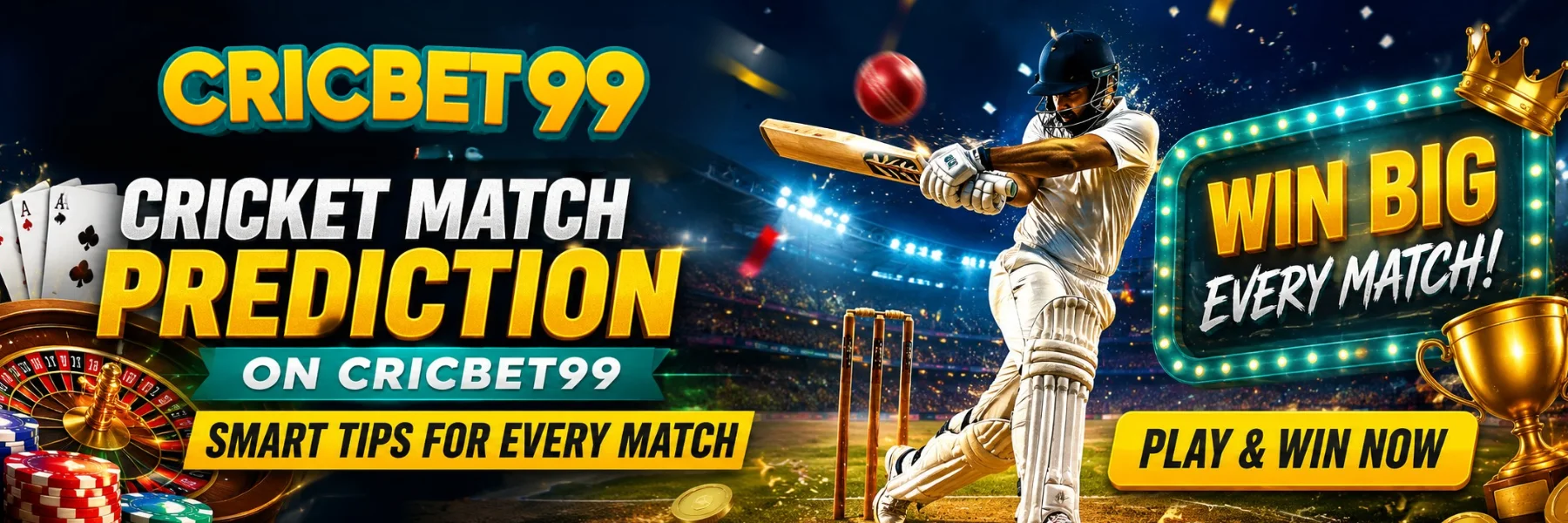 Cricket Match Prediction Banner