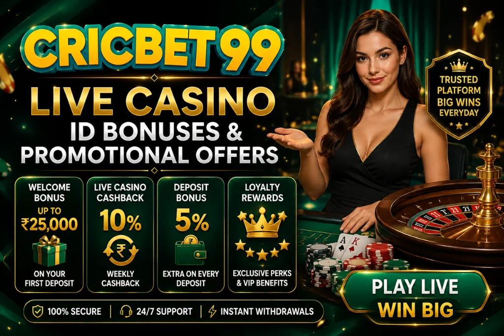 Live Casino ID Bonuses