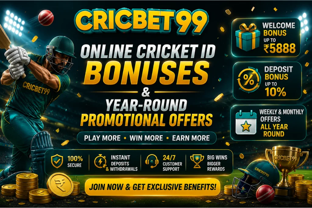 Online Cricket ID Bonuses