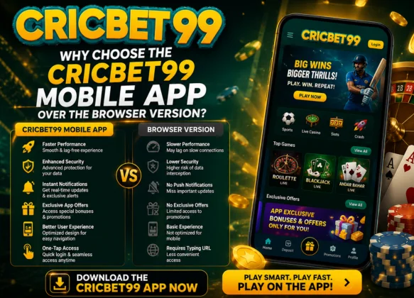 Why Choose the Cricbet99 Mobile App