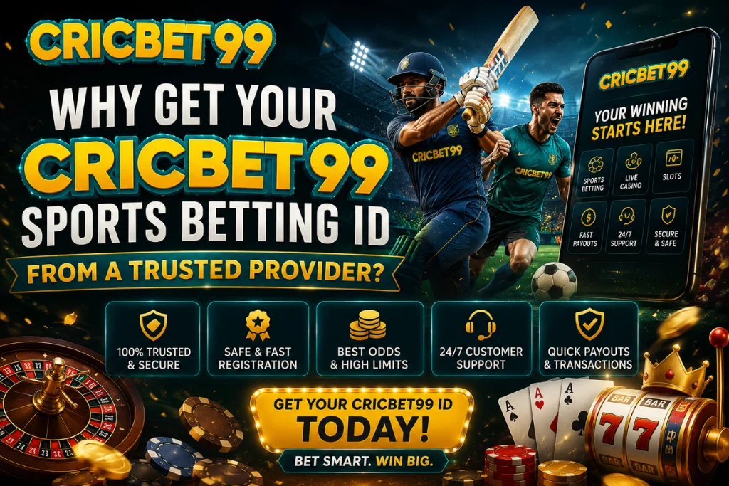 Why Get Your Cricbet99 Sports Betting ID From a Trusted Provider