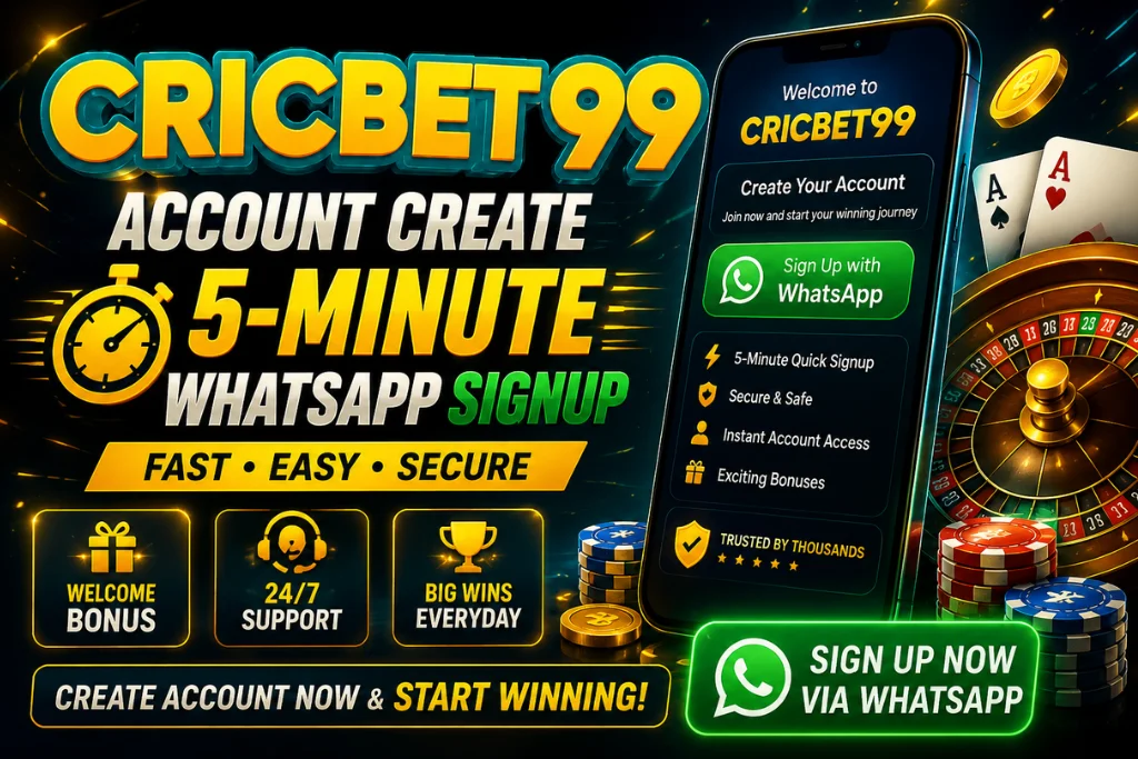 Cricbet99 Account Create