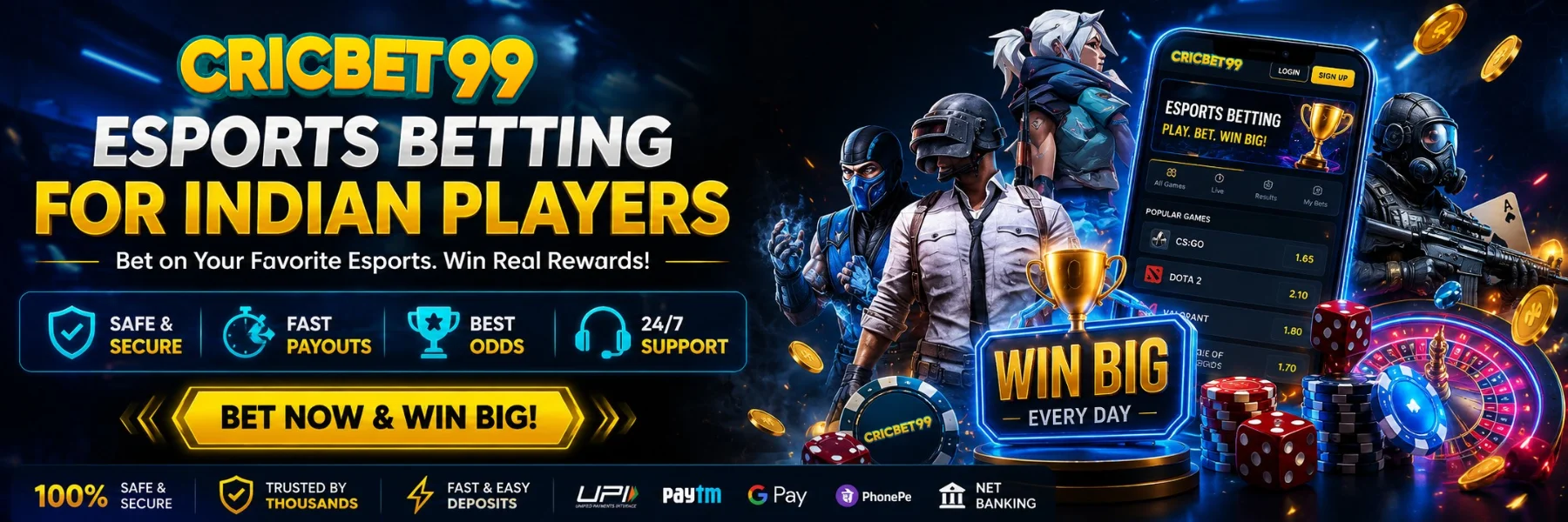 Esports Betting Banner